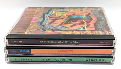 R.E.M. CD Lot Reconstruction Of The Fables Out Of Time Monster Stipe Buck Mills