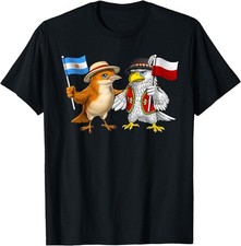 Camiseta Argentina Polonia Bandera Raíces Argentinas Herencia Polaca