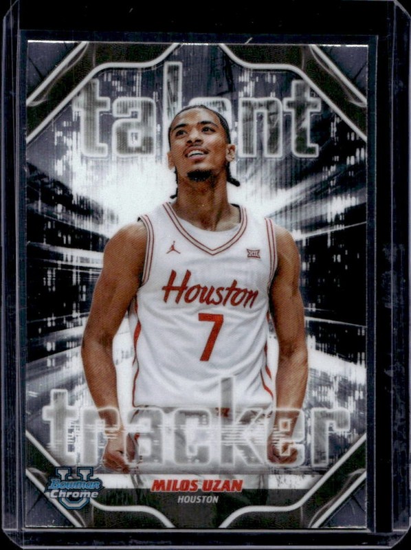 2025-26 Bowman Milos Uzan Talent Tracker Chrome #TT-25 Cougars