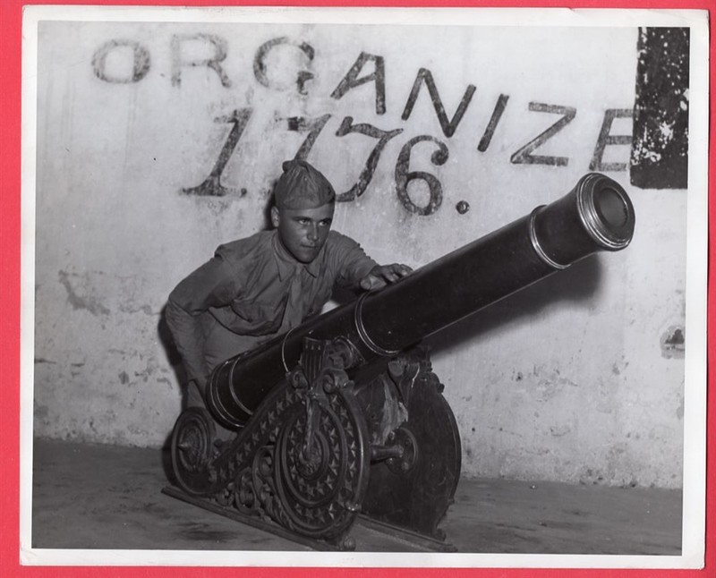 1942 USMC Pvt LaFayette Descended General LaFayette Revolutionary War Hero Photo