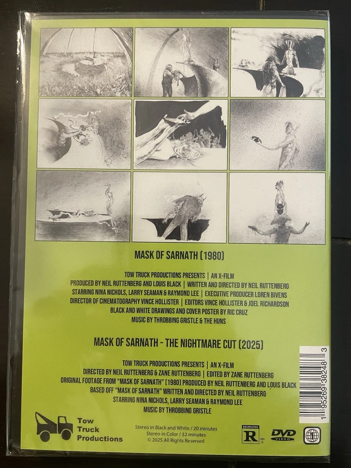 MASK OF SARNATH Original Soundtrack By THROBBING GRISTLE DVD - Image 2 of 2