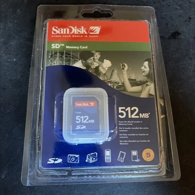 SanDisk 512MB SD Card - SDSDB-512-768 - image 1 of 2