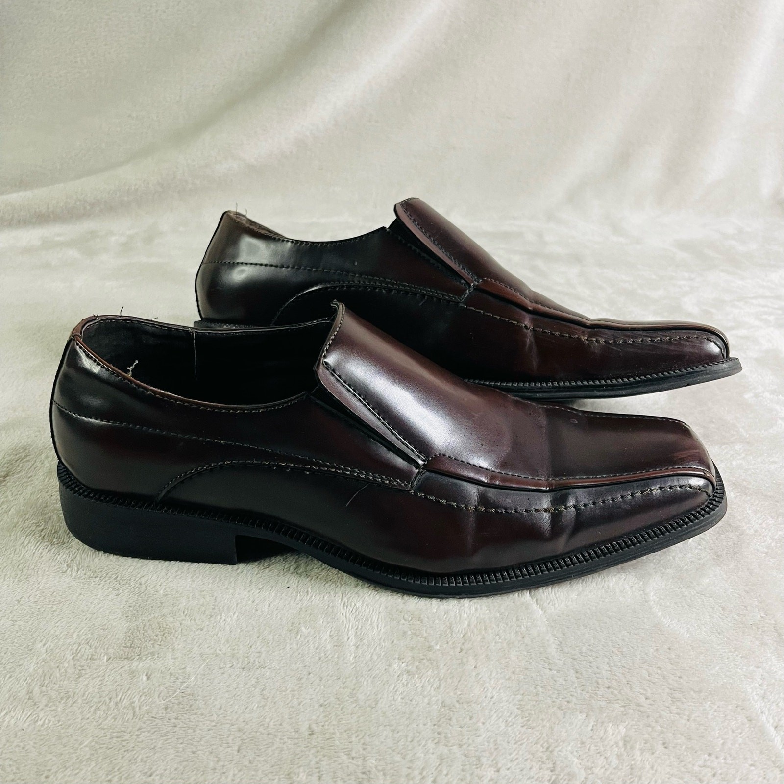 SAOLA ALFANI Scarpe Eleganti Uomo 11 Marrone Cognac Cenere Pelle Slip On Uomo Made Business