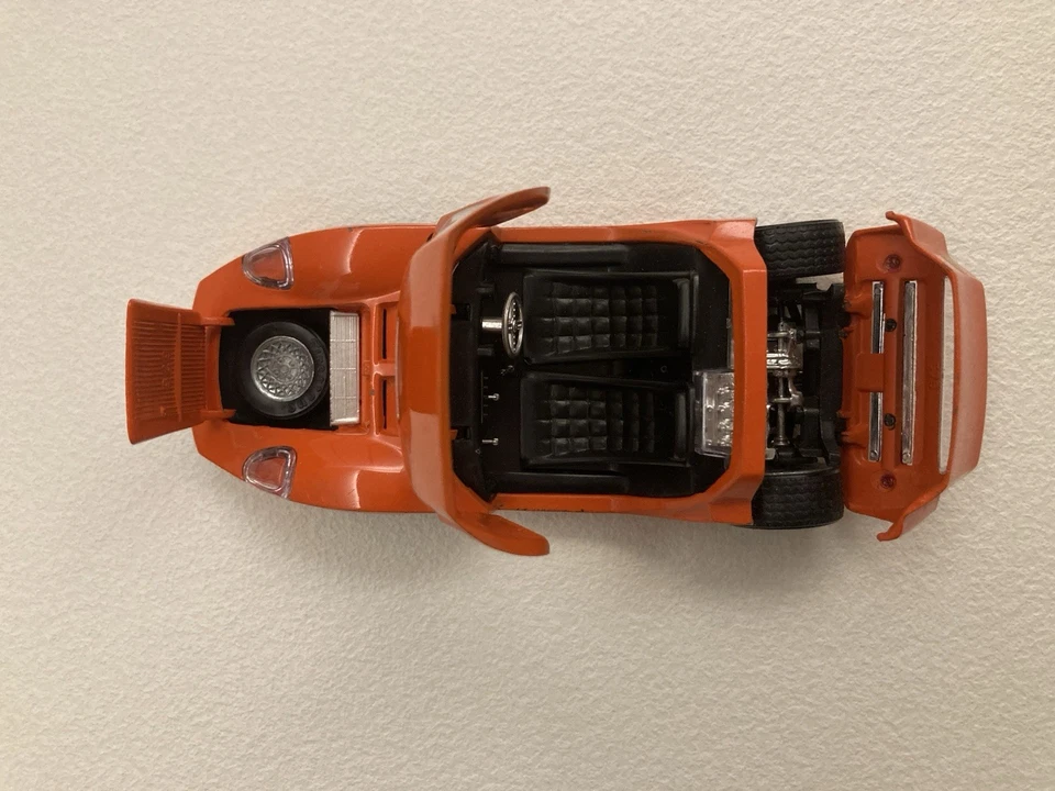 POLITOYS-M  OSI SCARABEO N°575-1600 ALFA ROMEO - ARANCIONE SCALA 1:25 - No Box - Immagine 2 di 4