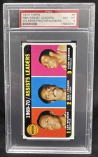 1970-71 Topps #6 Len Wilkens Walt Frazier Clem Haskins SP League Leaders PSA 8