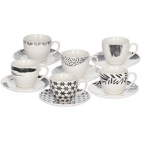 Tognana Tassen Porzellan Weiß 6Er Set, Geschirr, Kaffeetassen