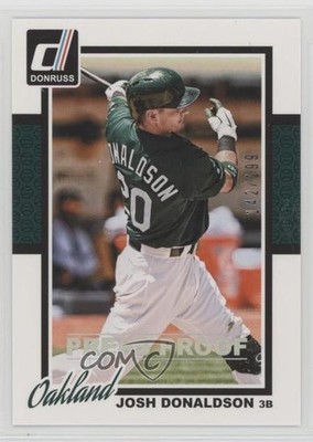 2014 Panini Donruss Press Proof Silver 142/199 Josh Donaldson #97 0c4
