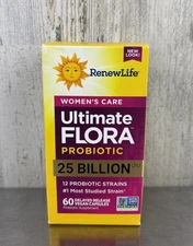 Renew Life Ultimate Flora Women's Vaginal Probiotic 25 Billion - 60 Capsules
