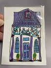 ACEO Original Lenox spice village Marjarom House glitter marker Color Pencil — photo 2