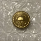 Ralph Lauren BOLD Polo Mallet Blazer Button 5/8” Cuff Small Brass 2 Pc Waterbury