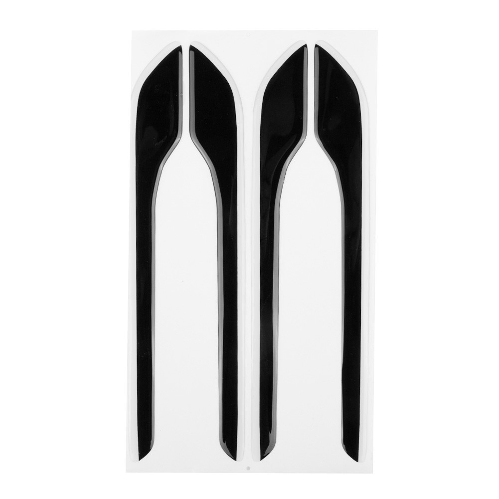 4x Luminous Car Door Handle Sticker Bar Cover Protector Fit For Tesla Model 3/Y