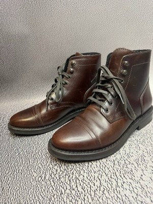 Neu Thursday Boot Company Damen braun Walnuss Captain Stiefel Größe 7,5
