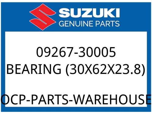 BEARING, DRIVE SHAFT, R | 30X62X23.8