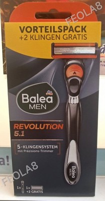 BALEA MEN revolution 5.1 RAZOR KIT.  Ribbon with Vitamin E