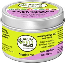 Organic Pet Systems Immune Warrior Max Meal Topper for Dogs  Cats, 2 oz