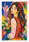 Tableau - Création originale – Portrait fauviste.
