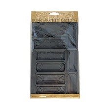 IOD Conservatory Labels Detail Mould Food Safe, Clay Or Resin 6X10in