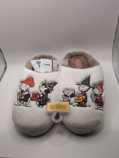 NWT Peanuts Halloween Scuff Slippers Sz Large, Trick or Treat Peanuts Gang New