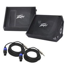 Altavoz monitor de piso Peavey PV15M 15" 2 vías 1000 vatios con mango y 1/4" a