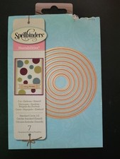 SPELLBINDERS Standard Circles Nestabilities Dies S4-114 Frame Cut Emboss Stencil