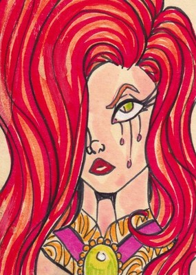 Dawn Original Sketch Card Art by Sir Iguana