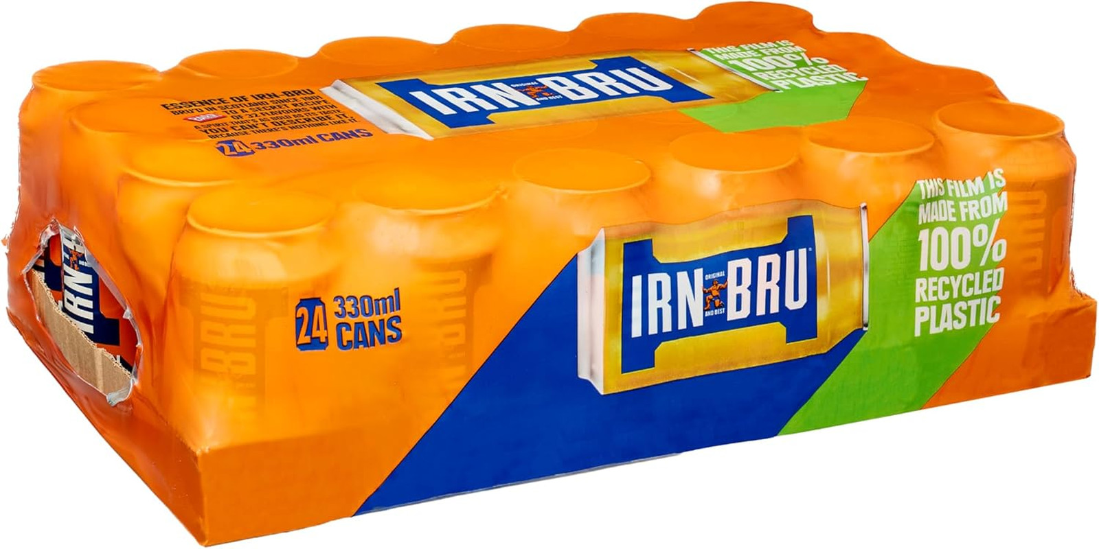 IRN-BRU Original 24x330ml Cans – Iconic Scottish Fizzy Drink Multipack