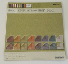 NEW Creative Memories Perfect Fit Paper COTTAGE MONOCHROMATICS Double Sided