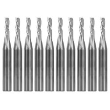 1/8" Dia. 3 Flute Downcut Endmill CNC 10 Pack 1/4" Shank - Yonico 32310-SC-10PK