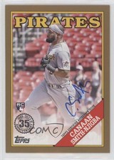 2023 Series 1 1988 Topps Baseball Gold 39/50 Canaan Smith-Njigba Auto 0e01