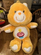 Care Bears 20th Anniversary 2002 13” Plush Carlton Cards Birthday Bear