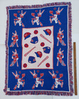 VINTAGE BUGS BUNNY BASEBALL REVERSIBLE BLANKET ACME SPORT, COTTON 5.5' X 4' — photo 2