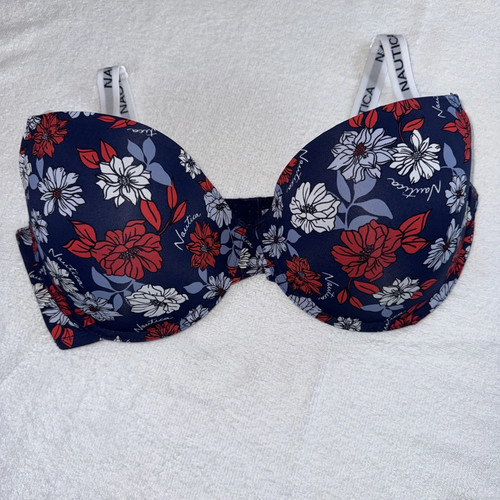 Underwire Bra 40DD Padded Floral NWOT Adjustable Strap Back Clasp ...