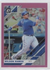2019 Panini Donruss Optic Pink Prizm Wilson Ramos #158 1n0