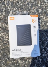 WD western Drive Portable 6 TB HDD External Hard Drive Windows Mac   New sealed