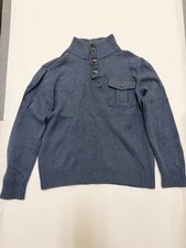 Tommy Hilfiger Boys Quarter-Button Sweater Boys Size S 8/10
