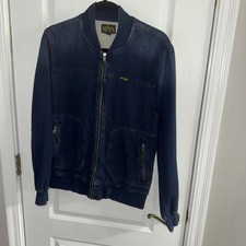 True Religion Bomber Jacket..Fill Zip Blue Jean Sz S