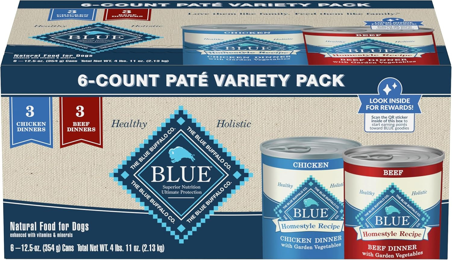 Homestyle Recipe Adult Wet Dog Food, Made with Natural Ingre