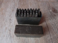 alter Satz Schlagbuchstaben Schlagstempel 2mm von A bis Z