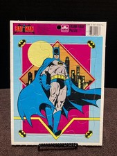 Golden Frame Tray Puzzle BATMAN 1989 D.C. Comics Pre-Owned