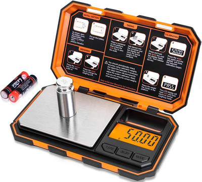 Fuzion Digital Pocket Scale, 500G X 0.01G Gram Scale, Mini Scale 6 Units Jewelry