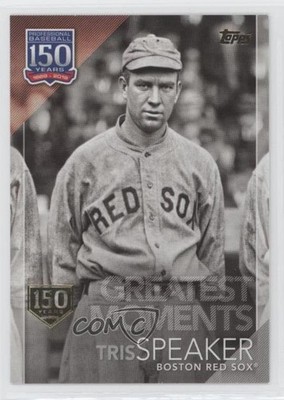2019 Topps Update Greatest Moments 150th Anniversary /150 Tris Speaker HOF 0mg5