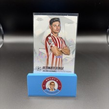 2025-26 Topps Flagship UCC Julian Alvarez Ultimate Stage Chrome Atletico Madrid