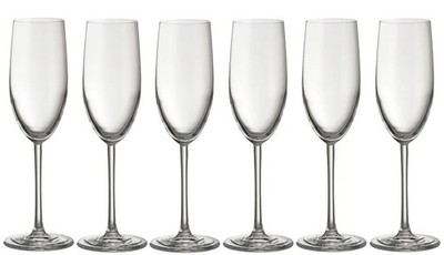 Jamie Oliver WAVES Kristall Champagnergläser / Sektgläser 6er Set
