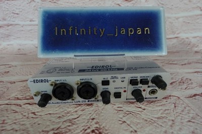 Edirol UA-25 USB MIDI Interface Audio Capture 24bit 96kHz fast ship unit only