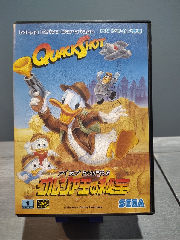 SEGA MEGADRIVE MEGA DRIVE MD QUACKSHOT The Treasure of Georgia Japanese CIB