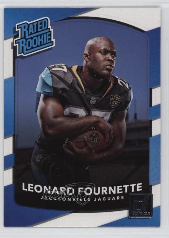 2017 Panini Donruss Rated Rookie Leonard Fournette #319 RC