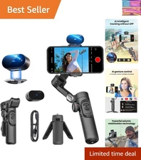 Innovative XE AI Gimbal for iPhone & Android: 3-Axis Stabilization for Creators