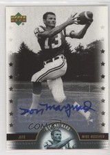 2005 Upper Deck NFL Legends Legendary Signatures Don Maynard #LS-DM Auto HOF r7d