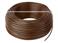 H05V-K Kabel (LGY 500V) 1x1 mm braun