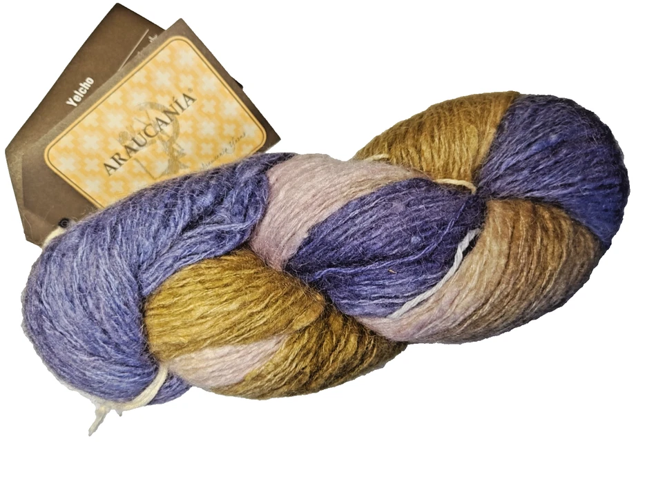 6 Skeins Araucania Yelcho #1808 Hand‑Dyed Kid Mohair/Silk Blend 100 g - Image 2 of 4